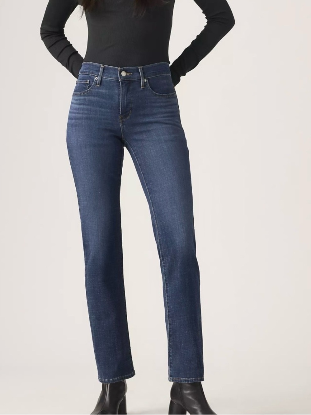 Levi's 314 Shaping Straight blue Jeans medium wash